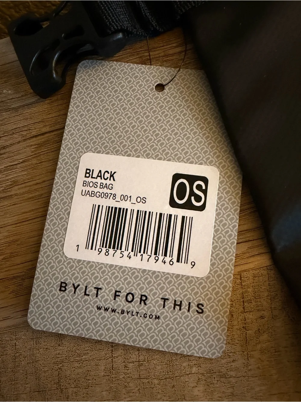 BYLT NEW Black Roll-Top Dry Bag - Men's Waterproof Shoulder Bag